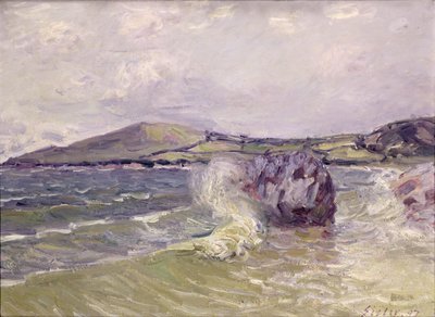 Cala de la Dama, Gales, 1897 de Alfred Sisley